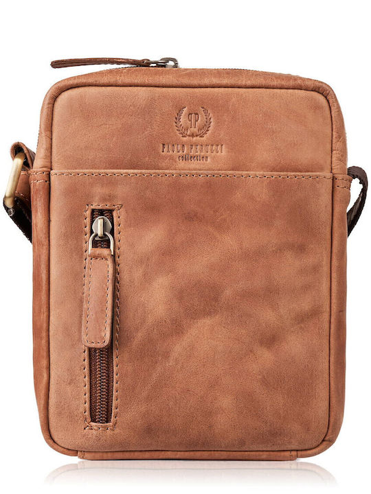 Paolo Peruzzi Leder Herrentasche Schulter / Cro...