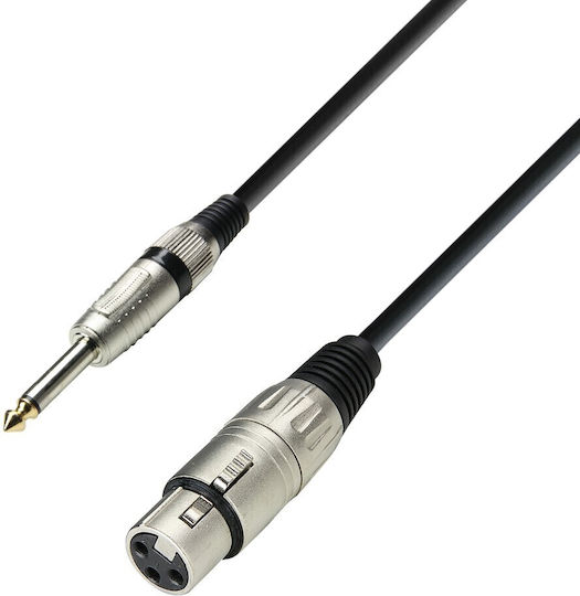Adam Hall Adam Hall XLR Cable - 6.3mm Male - Black - Length 6m