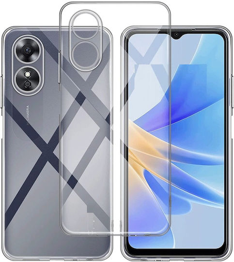 Διάφανη Θήκη Σιλικόνης Oppo A78 5g Πάχος 1.5mm