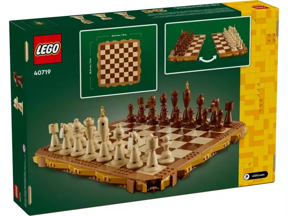 LEGO Jocuri Set Clasic De Șah Pentru 9+ Ani 743 Bucăți 40719