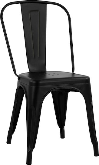 Melita-pro Stühle Speisesaal Mat Black 1Stück 44x47x84.5cm