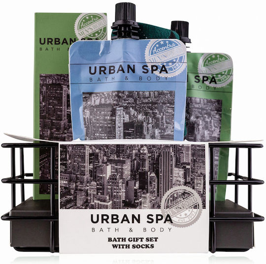 Accentra Urban Spa Cool Mint & Cool Lime Σετ Περιποίησης για Καθαρισμό Σώματος 3τμχ