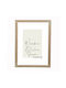 K2033 Wall-mounted Wooden Photo Frame with Beige Frame 6-60x80 plexi