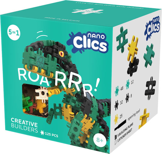 Clics Toys Clicformers Bauklötze Für 8+ Jahre 125 Stück