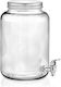 Glass Vase Beverage Dispenser with Spigot 8lt