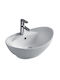 Inter Ceramic Επικαθήμενος Νιπτήρας Πορσελάνης 59x39x21.5cm Λευκός