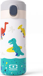 Monbento Mb Pop Dinosaur Non Spill 360ml Blue