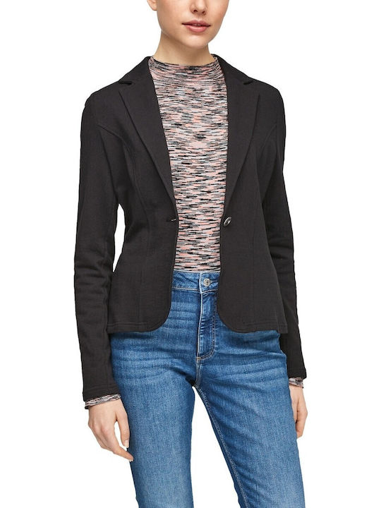 QS Blazer pentru femei Sacou Black