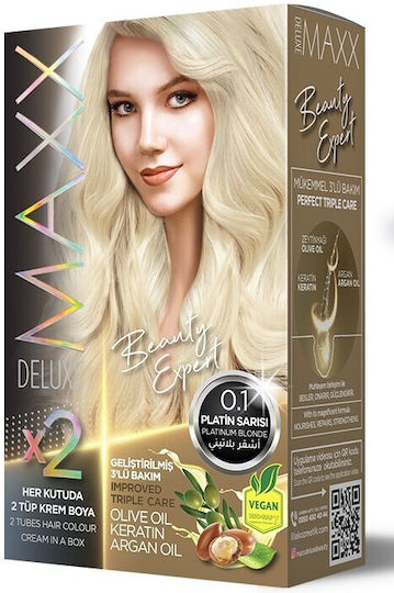 Maxx Deluxe Haarfärbemittel Βαφή Μαλλιών 0.1 Platinblond
