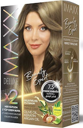 Maxx Deluxe Hair Color Βαφή Μαλλιών 7.3 Nutshell