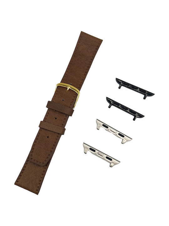 Tzevelion Lederriemen Tabac Braun 20mm