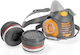 Milla Ημιμάσκα Υψηλής Προστασίας Kit Vulcano 2000-2591 Brown