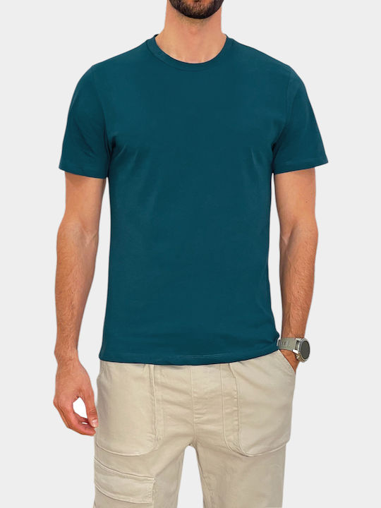 3Guys T-shirt Petrol Blue