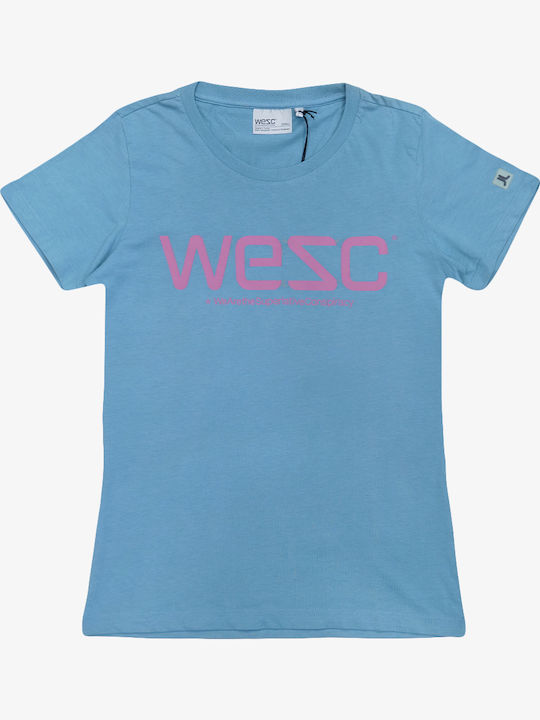 Wesc T-Shirt Adriatic Blue Wesc T-Shirt Adriatic Blue
