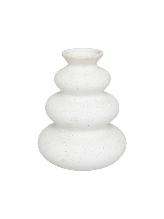 Pakketo Vază Decorativă Ceramică Delfar Alb 16x16x20cm 1buc