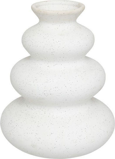 Pakketo Vază Ceramică Delfar Albă Φ16xÎ20cm