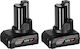 2 батерии Bosch Gba 12V 6.0Ah
