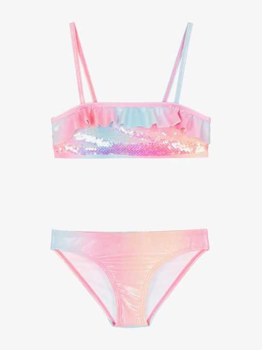 Billieblush Kids Swimwear Bikini Iridescent Pink
