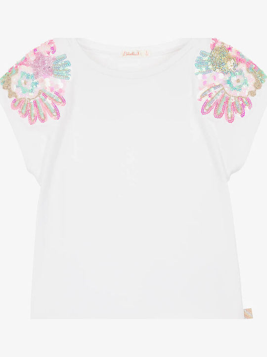 Kids Top Short-sleeved White