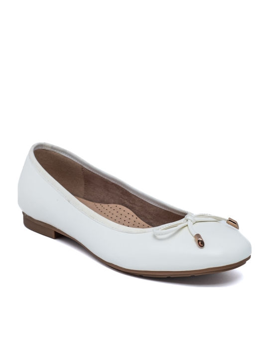 Damen Ballerinas in Beige Farbe