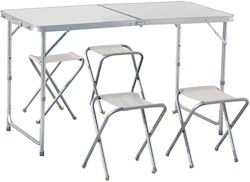 New Camp Foldable Table Set in Case