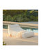 Sitzsack Liegestuhl Wasserdicht Luxury Irida Weiß 190x80x70cm