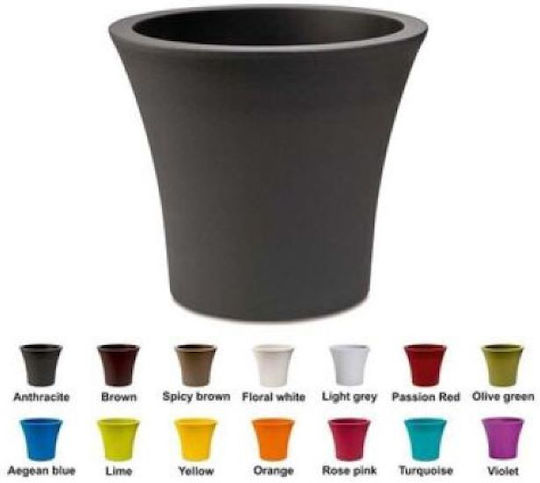 Atmosphera City Self-watering Pot Plastic Anthracite 40x40x38cm.