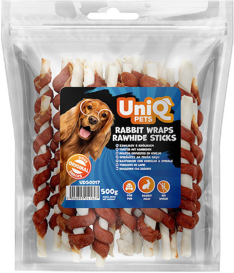 Uniq Λιχουδιές σε Stick Σκύλου με Κουνέλι και Λαγό 500gr