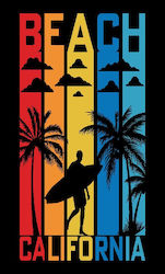Dimcol Jacquard Egyptian 420 Cotton Black Beach Towel
