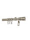 Grace Extendable Metallic Curtain Pole Single Φ28mm 300-300cm Bold Chrome