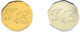 Decorative Plexiglass Couple Initials Wedding Favors Golden Shade 3cm 10pcs Pdb 10 50258 Kaliso Kls-pdb-10-50258-gold