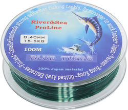Tpster Πετονια Ψαρεματος Πρασινη 0.4mm Max15.5kg 100μ