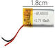 Li-Po Batterie 3.7V 40mAh 1S für RC-Fahrzeug