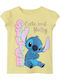 Детска тениска Жълт Stitch