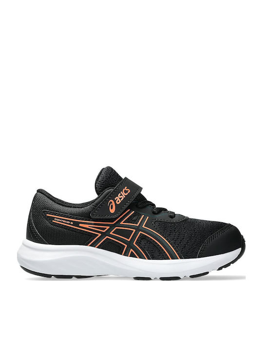 GEL-CONTEND 9 PS Детски Спортни Обувки Running с Велкро Черни