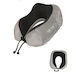 My Home Luxury Memory Foam Travel Pillow Travel Set Pillow 19x12cm Gray