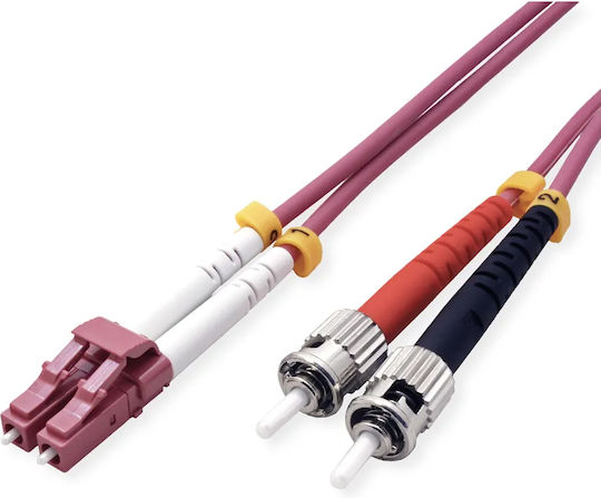 Value Value Netzwerkkabel LC-ST Optische Faser 1m Lila