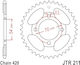 Γρανάζι Πίσω 211.38/212 38 F για Honda C50