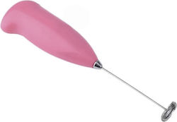 Electric Mixer Frothing Milk Cappuccino Coffee Cordless Color Pink Abyz