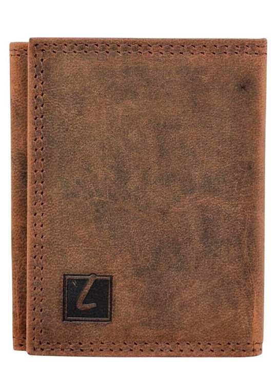 Lavor Leather Men's Wallet Cards with RFID Brown