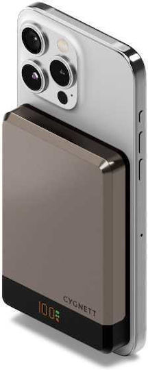 Cygnett MagSafe Power Bank 10000mAh 20W cu Port USB-C Rose Gold
