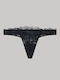 Gisela Black Lace String Thong Code 2/10103