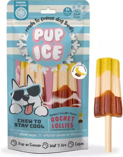 Pup Ice Leckerli für Hunde mit Banane Banane & Schoko 90gr 2Stück