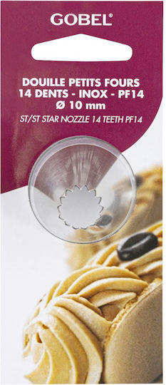 Gobel Tülle für Konditorei Spritzbeutel Inox 1cm 1Stück LT.GLPF14-C