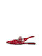 Onlaura5 Damen Ballerinas Slingback mit Riemen in Rot Farbe