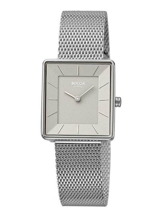 Boccia Women's Watch 25mm Battery Silver