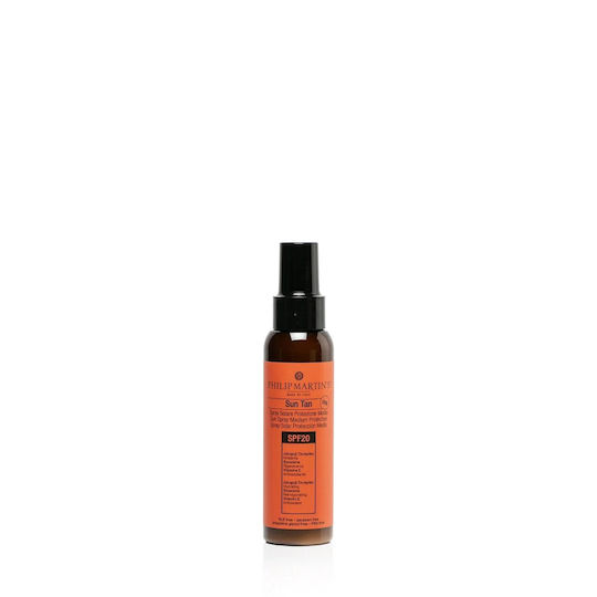 Philip Martin's Sun Tan Produs Cu Protecție Solară Față & Corp Protectie Solara (SPF) 20 În Spray 100ml