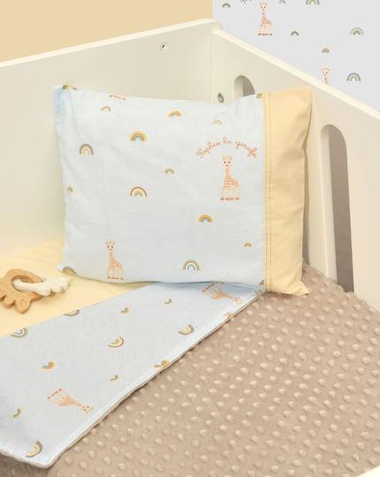 Baby Oliver Κουβέρτα Κούνιας Μπεζ 100x140εκ.