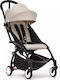 Stokke YOYO³ Baby Stroller Suitable from 6+ Months Frame Colour Black / Pack Bonpoint Beige 6.2kg
