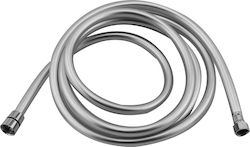 Shower Hose Grey-Silver 1/2'' 3/8'' Spiral Ø13mm 3m